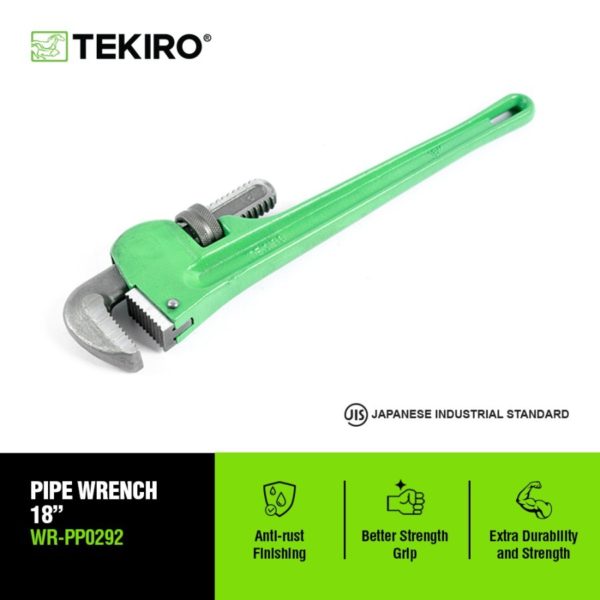 TEKIRO Pipe Wrench 18''