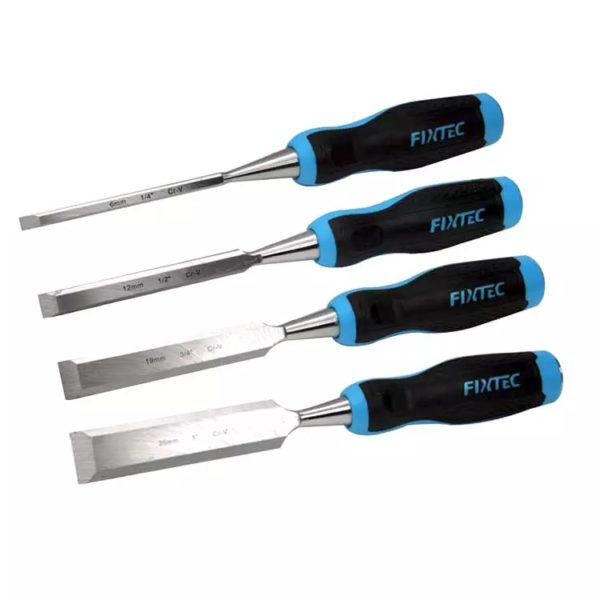 FIXTEC Wood Chisel Set 04Pcs