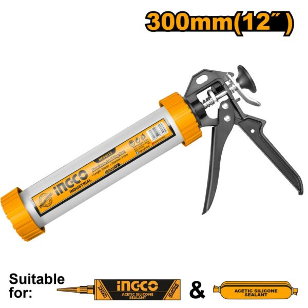 INGCO Aluminum Caulking Gun 12''