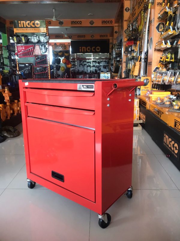 K-Tec Tool Trolly With 5 Drawer & Cabinet