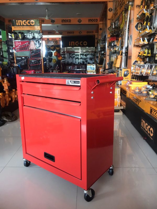 K-Tec Tool Trolly With 5 Drawer & Cabinet