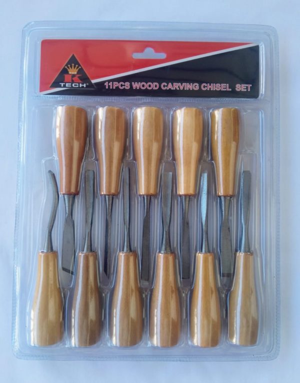 K-Tech Wood Carving Chisel 11Pcs Set