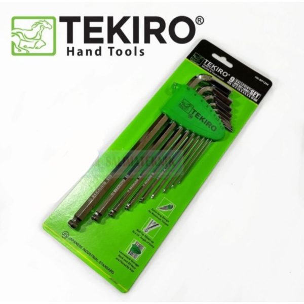 TEKIRO Ball Point Hex Key Set 09Pcs (Long)