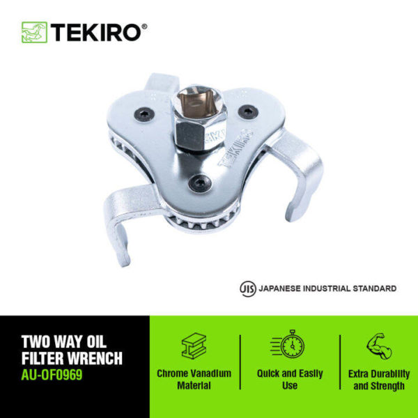 TEKIRO Oil Filter Wrench 2WAY