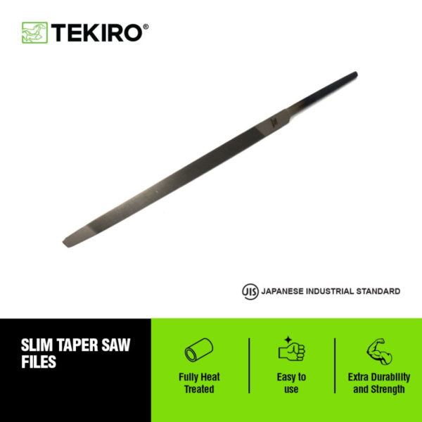 TEKIRO Slim Taper Saw Files 3.5"