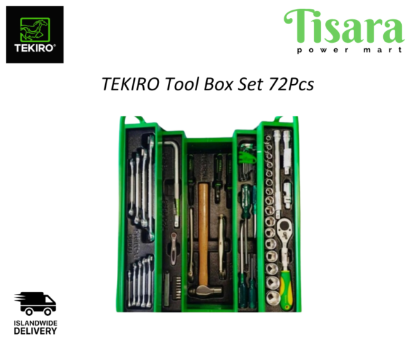 TEKIRO Tool Box Set 72Pcs