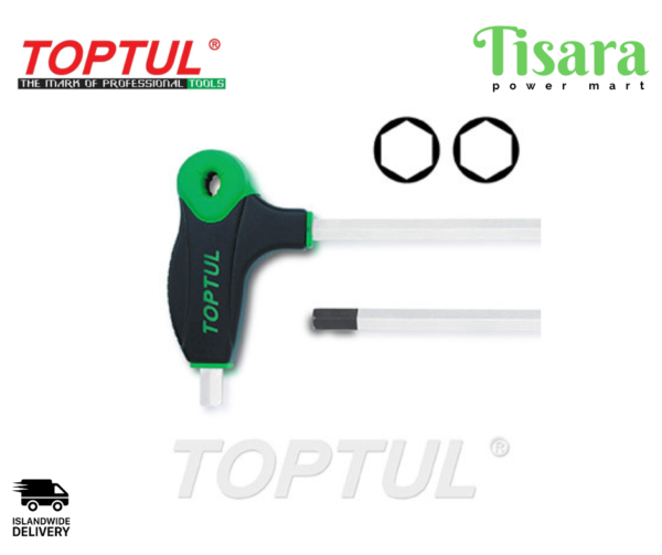 TOPTUL L-Type Two Way Hex Key Wrench 8mm