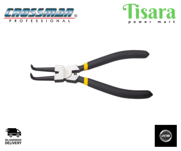 CROSSMAN Circlip Plier Bent External Type 7"