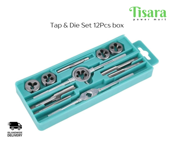 Tap & Die Set 12Pcs box