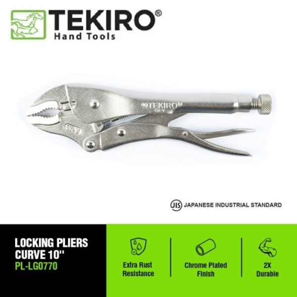 TEKIRO Locking Plier Curve 10"