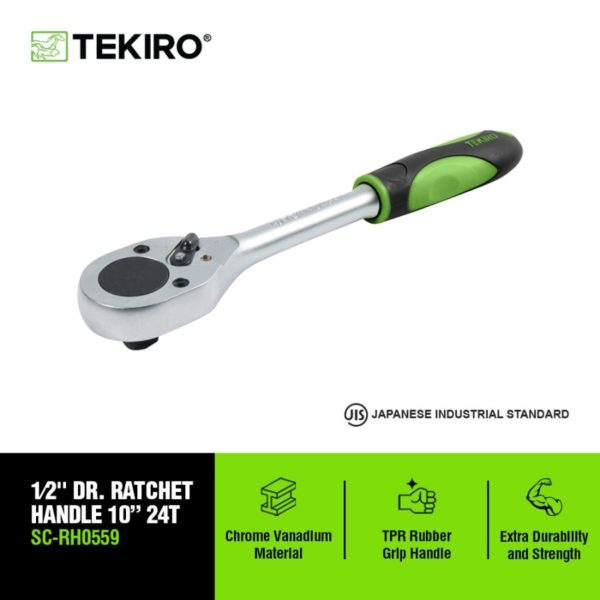 TEKIRO 1/2 Rachet Handle 10"