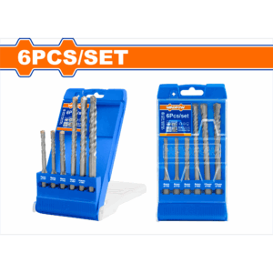 WADFOW SDS Plus Hammer Drill Bits Set 6pcs