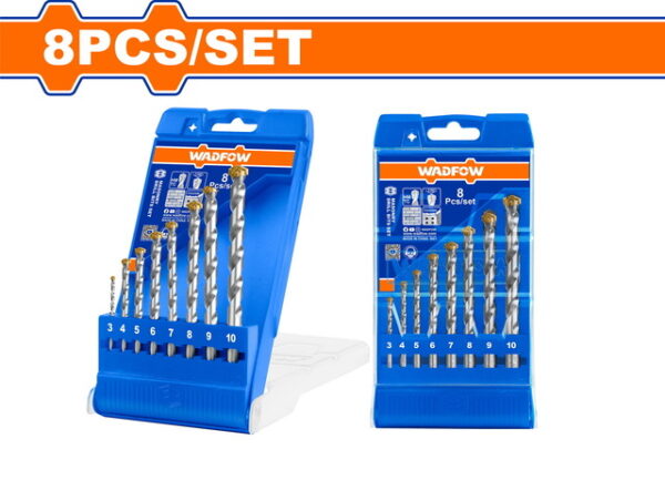 WADFOW Masonry Drill Bits Set 8pcs