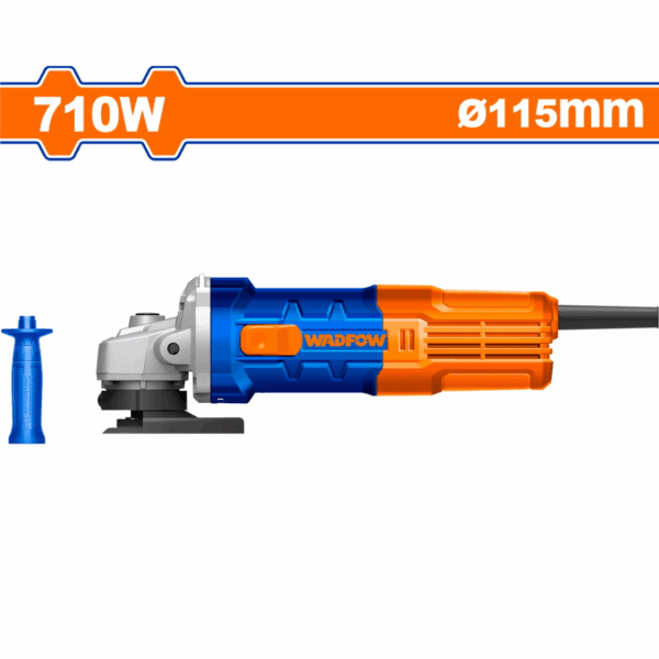 WADFOW Angle Grinder 115mm 710W