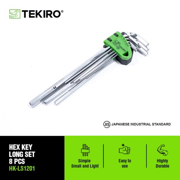 TEKIRO Hex Key Set 5/64" - 3/8" 8pcs