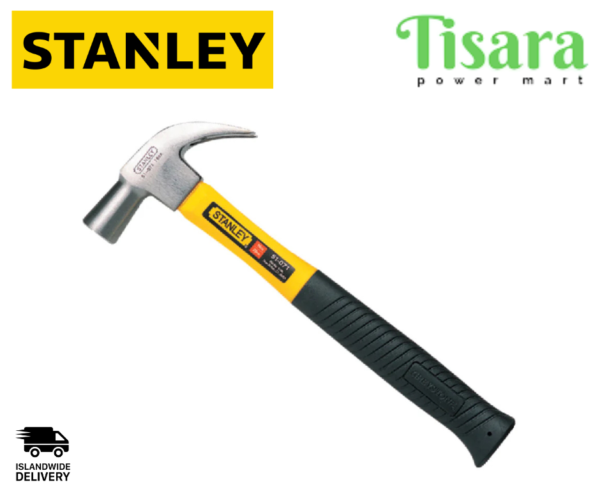 STANLEY Fibreglass Hammer 450gm 16"