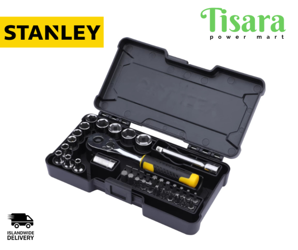 STANLEY Compact Socket Set 14" 37pcs