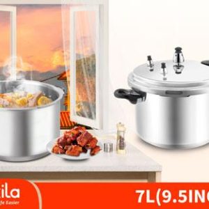 DECAKILA Aluminum Pressure Cooker 7L