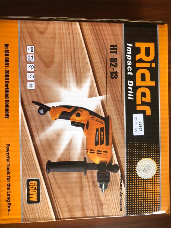 RIDER Impact Drill 13mm 650W