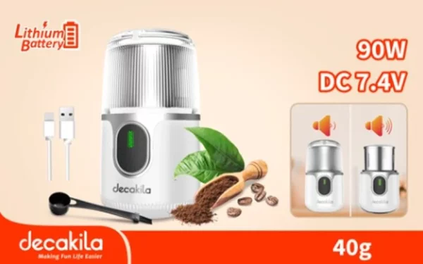 DECAKILA Cordless Coffee Grinder