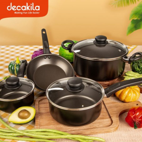 DECAKILA Cookware Set 7Pcs