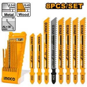 INGCO Jig Saw Blades Set 8Pcs