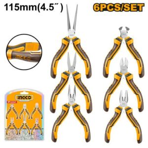 INGCO Mini Pliers Set 6Pcs