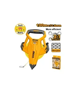 INGCO Fibreglass Measuring Tape 100mx12.5mm