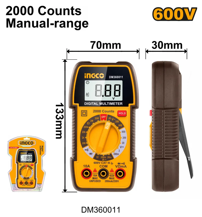 INGCO Digital Multimeter INGCO Digital Multimeter