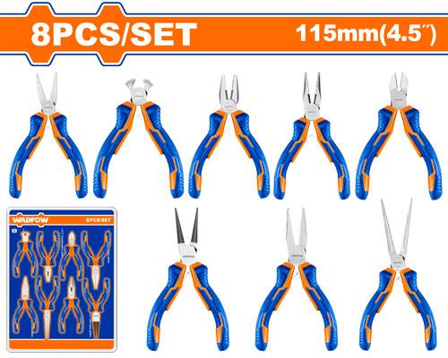 WADFOW Mini Pliers Set 8Pcs WADFOW Mini Pliers Set 8Pcs