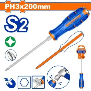 WADFOW Phillips Go-through Screwdriver 8x200MM
