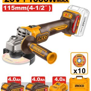 INGCO Cordless Angle Grinder 4 1/2"