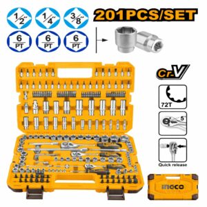 INGCO Socket Set 201pcs