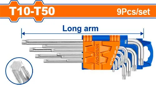 WADFOW Torx key - 9 Pcs' WADFOW Torx key - 9 Pcs'