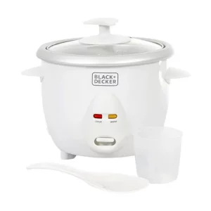 BLACK & DECKER Rice Cooker with Glass lid - 0.6L