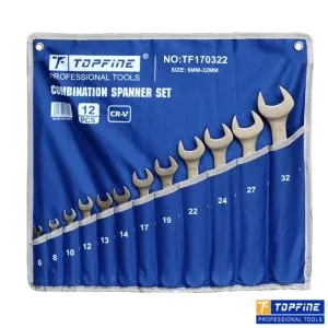 TOPFINE Combination Wrench 12pcs (8-24mm)
