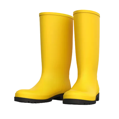 Gum Boots Yellow7/40' Gum Boots Yellow7/40'