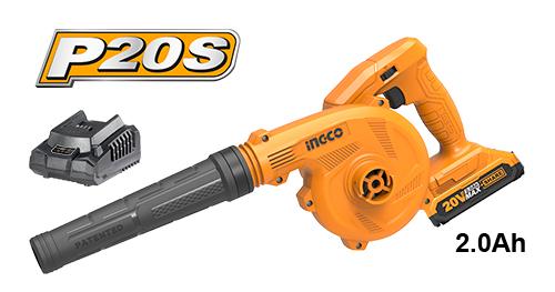 INGCO Cordless Blower Machine - 20V With One Battery & Charger INGCO Cordless Blower Machine - 20V With One Battery & Charger