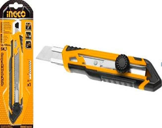 INGCO Snap Off Knife 18mm x 100mm With SK5 Blades INGCO Snap Off Knife 18mm x 100mm With SK5 Blades